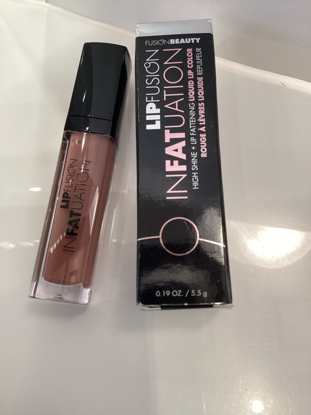 (Discontinued)FusionBeauty InFATuation Liquid Plumping Lipstick- Big & Bare